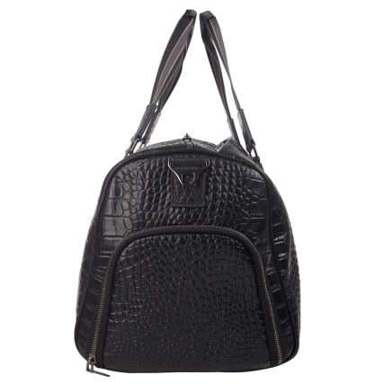 Кожаная дорожная сумка Buffalo Bags черная M4009A – Фото 4