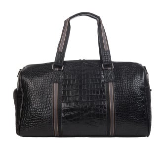 Кожаная дорожная сумка Buffalo Bags черная M4009A