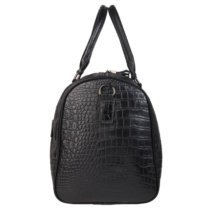 Кожаная дорожная сумка Buffalo Bags черная M4011A – Фото 3
