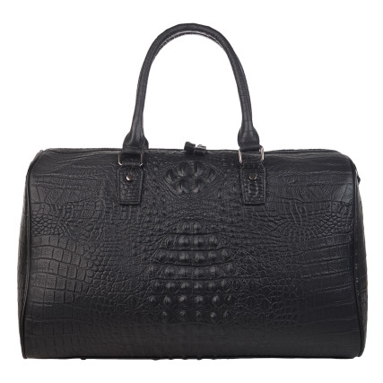 Кожаная дорожная сумка Buffalo Bags черная M4011A – Фото 1