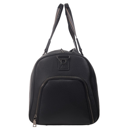 Кожаная дорожная сумка Buffalo Bags черная M4014A – Фото 3