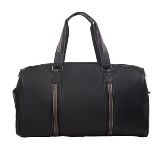 Кожаная дорожная сумка Buffalo Bags черная M4014A