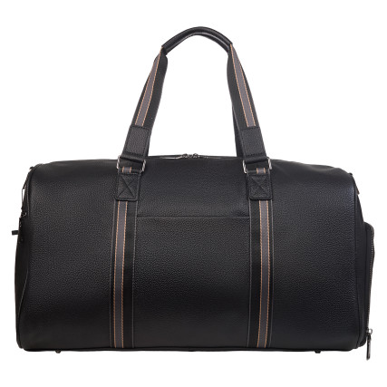 Кожаная дорожная сумка Buffalo Bags черная M4014A – Фото 5