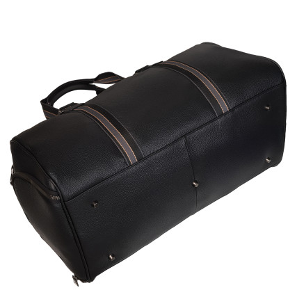 Кожаная дорожная сумка Buffalo Bags черная M4014A – Фото 6