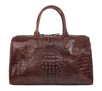 Кожаная дорожная сумка Buffalo Bags коричневая M4011C