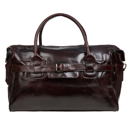 Кожаная дорожная сумка Buffalo Bags коричневая M8822C – Фото 1