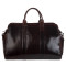 Кожаная дорожная сумка саквояж Buffalo Bags коричневая M8566C