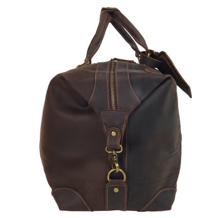 Сумка дорожная кожаная Buffalo Bags коричневая M2121R – Фото 3