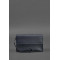 Кожаный мужской клатч 3.0 синий краст BN-KLATCH-3-navy-blue