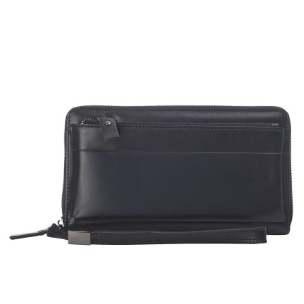 Мужской кожаный клатч Buffalo Bags черный M1032A – Фото 1