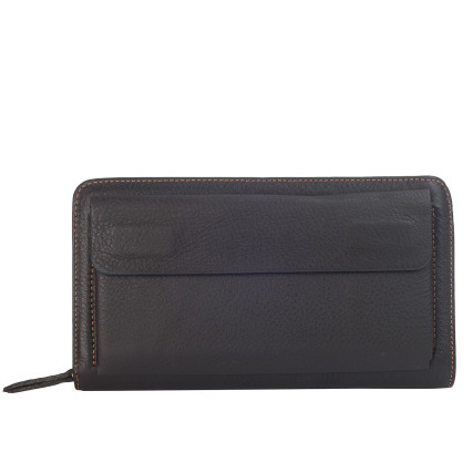 Мужской кожаный клатч Buffalo Bags коричневый M9069C – Фото 1