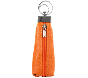 Ключница кожаная Desisan оранжевая 200-374