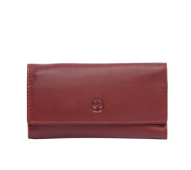 Ключница кожаная TONY PEROTTI красная Cortina 5041 rosso