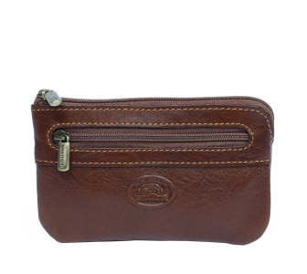 Ключница кожаная TONY PEROTTI светло-коричневая Italico 359 cognac