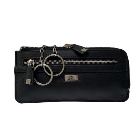 Кожаная ключница TONY PEROTTI черная Contatto 2376 nero