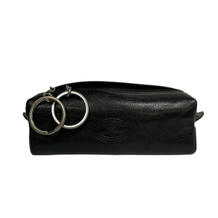 Кожаная ключница TONY PEROTTI черная Italico 3297 nero – Фото 1