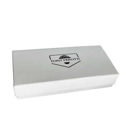 Кожаная ключница TONY PEROTTI голубая Contatto 2376 baby – Фото 4