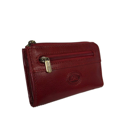 Кожаная ключница TONY PEROTTI красная Italico 1941L rosso – Фото 2