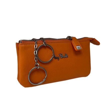 Кожаная ключница TONY PEROTTI оранжевая Contatto 3350 arancio – Фото 5