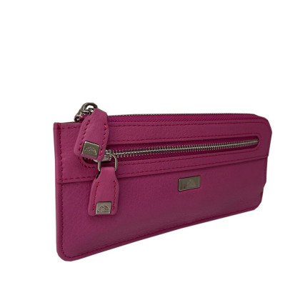 Кожаная ключница TONY PEROTTI розовая Contatto 2376 dalia – Фото 5