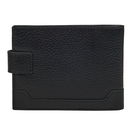 Кожаный кошелек Karya черный 0478-45 – Фото 2