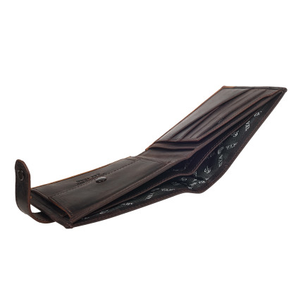 Кожаный кошелек Karya коричневый 0478-31 – Фото 3