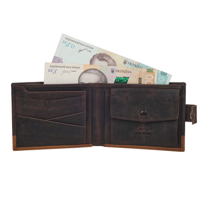 Кожаный кошелек Karya коричневый 0478-31 – Фото 4