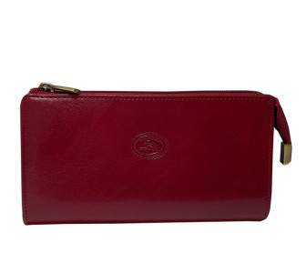 Кожаный кошелек TONY PEROTTI красный Italico 2596 rosso