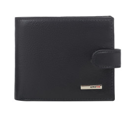 Кожаный мужской кошелек Karya черный 0431-612