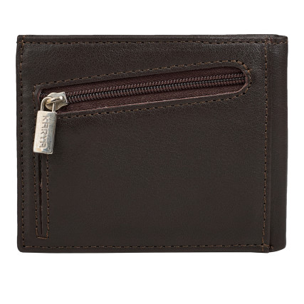 Кожаный мужской кошелек Karya коричневый 0987-39 – Фото 2