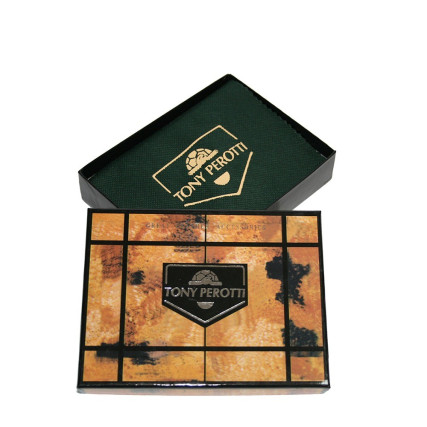 Кожаный мужской кошелек TONY PEROTTI черный Italico 1842E-A nero – Фото 5