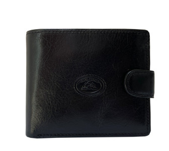 Кожаный мужской кошелек TONY PEROTTI черный Italico 2569A nero