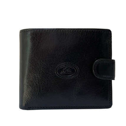 Кожаный мужской кошелек TONY PEROTTI черный Italico 2569A nero – Фото 1