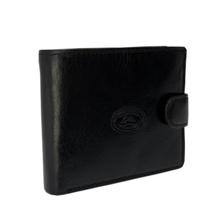 Кожаный мужской кошелек TONY PEROTTI черный Italico 2569A nero – Фото 2