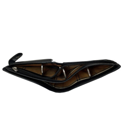 Кожаный мужской кошелек TONY PEROTTI черный Italico 2569A nero – Фото 5