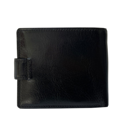 Кожаный мужской кошелек TONY PEROTTI черный Italico 2569A nero – Фото 6