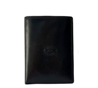 Кожаный мужской кошелек TONY PEROTTI черный Italico 3450Q nero