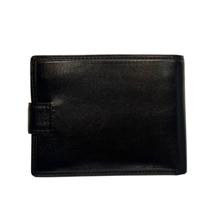 Кожаный мужской кошелек TONY PEROTTI черный Italico 534A-Z nero – Фото 5