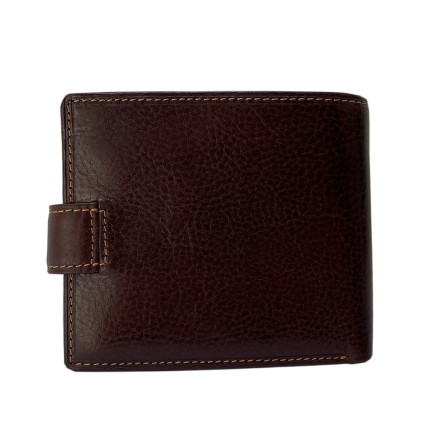 Кожаный мужской кошелек TONY PEROTTI коричневый Italico 2569A moro – Фото 6