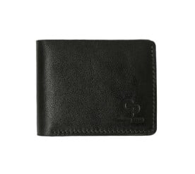 Кожаный мужской кошелек черный Grande Pelle 507610