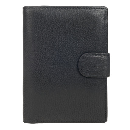 Мужской кожаный кошелек Buffalo Bags черный M8610A – Фото 1
