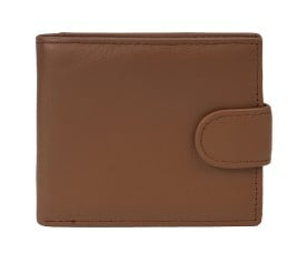 Мужской кожаный кошелек Buffalo Bags светло-коричневый M1065C