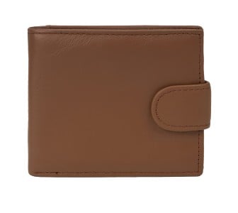 Мужской кожаный кошелек Buffalo Bags светло-коричневый M1065C