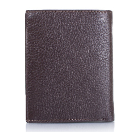 Мужской кожаный кошелек Canpellini коричневый 1101-14 – Фото 2