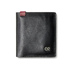 Мужской кожаный кошелек Grande Pelle черный 52761060 Мужской кожаный кошелек Grande Pelle черный 52761060