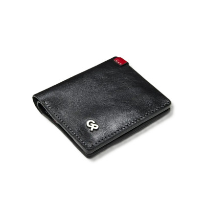 Мужской кожаный кошелек Grande Pelle черный 52761060 – Фото 4