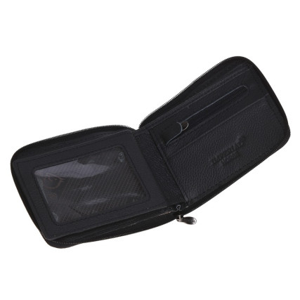 Мужской кожаный кошелек Horse Imperial K1024-b черный – Фото 5