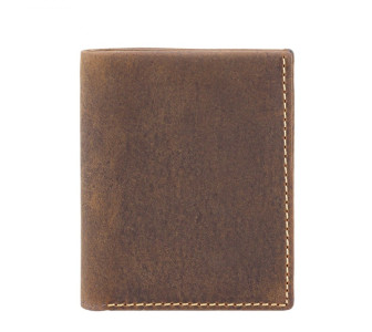 Мужской кожаный кошелек Visconti Slim VSL26 светло-коричневый