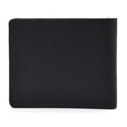 Мужской кожаный кошелек на магните Grande Pelle черный 505110 – Фото 3