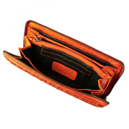 Женский кошелек Ashwood D81 (Великобритания) оранжевый